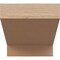 Ekena Millwork 12"W x 12"D x 12"H Wide Clemmons Rough Cedar Woodgrain TimberThane Corbel, Primed Tan CORUR12X12X12CLERCPR - alternate 5
